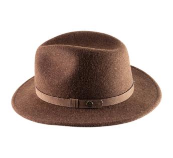 chapeau feutre marron Tendamo