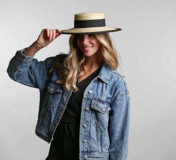 Chapeau  paille large femme Roby