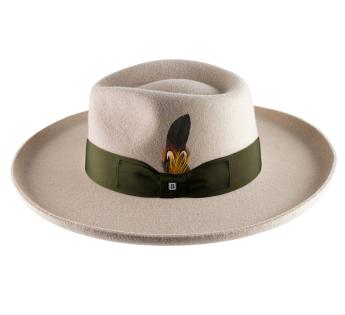 Chapeau rancher large Brooklyn Sin Guarnicion