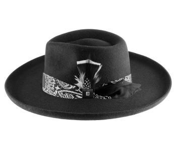 Chapeau rancher large Brooklyn Sin Guarnicion